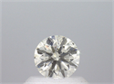 Natural Diamond 0.50 Carats, Round with Very Good Cut, K Color, SI2 Clarity and Certified by GIA