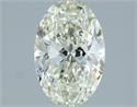 Natural Diamond 1.54 Carats, Oval with  Cut, J Color, VS1 Clarity and Certified by IGI