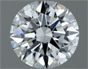 Diamante Natural 0.50 quilates, Redondo , Color F, claridad VVS2 y certificado GIA