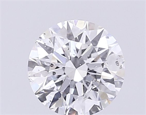 Picture of Natural Diamond 0.40 Carats, Round with Excellent Cut, G Color, I1 Clarity and Certified by GIA