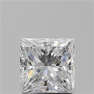 Foto Diamante Natural 1.50 quilates, Princesa , Color E, claridad SI2 y certificado GIA de