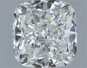 Foto Diamante Natural 0.53 quilates, Del cojín , Color F, claridad VVS1 y certificado GIA de