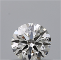 Diamante Natural 0.40 quilates, Redondo , Color G, claridad IF y certificado GIA