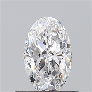 Foto Diamante Natural 0.52 quilates, Ovalado , Color D, claridad VS2 y certificado GIA de