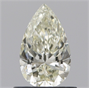 Natural Diamond 0.70 Carats, Pear with  Cut, K Color, VS1 Clarity and Certified by IGI