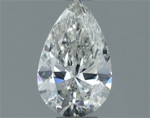 Picture of Natural Diamond 0.50 Carats, Pear with  Cut, I Color, SI1 Clarity and Certified by GIA
