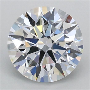 Picture of Lab Grown Diamond 1.05 Carats, Round with Ideal Cut, D Color, VVS2 Clarity and Certified by IGI