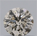 Natural Diamond 0.44 Carats, Round with Excellent Cut, L Color, SI2 Clarity and Certified by IGI