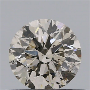 Picture of Natural Diamond 0.44 Carats, Round with Excellent Cut, L Color, SI2 Clarity and Certified by IGI