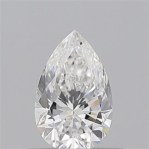Picture of Natural Diamond 0.50 Carats, Pear with  Cut, D Color, VS1 Clarity and Certified by GIA
