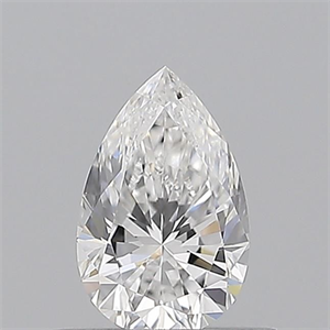 Picture of Natural Diamond 0.50 Carats, Pear with  Cut, D Color, VS1 Clarity and Certified by GIA