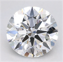 Lab Grown Diamond 2.51 Carats, Round with Ideal Cut, D Color, VVS1 Clarity and Certified by IGI