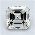 Diamante Natural 2.01 quilates, Asscher , Color J, claridad VS2 y certificado GIA
