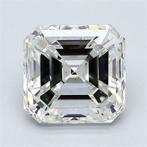 Foto Diamante Natural 2.01 quilates, Asscher , Color J, claridad VS2 y certificado GIA de
