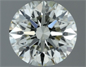 Natural Diamond 0.72 Carats, Round with Excellent Cut, K Color, VS1 Clarity and Certified by IGI