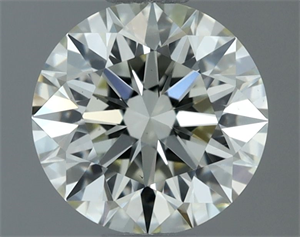 Picture of Natural Diamond 0.72 Carats, Round with Excellent Cut, K Color, VS1 Clarity and Certified by IGI