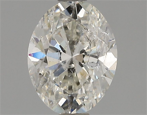 Picture of Natural Diamond 1.02 Carats, Oval with  Cut, J Color, I1 Clarity and Certified by GIA