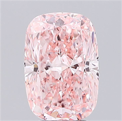 Picture of Lab Grown Diamond 4.05 Carats, CUSHION MODIFIED with  Cut, Fancy Vivid Pink Color, VVS2 Clarity and Certified by IGI