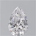 Natural Diamond 2.24 Carats, Pear with  Cut, D Color, VVS1 Clarity and Certified by GIA