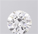 Lab Grown Diamond 1.08 Carats, Round with Excellent Cut, D Color, VVS1 Clarity and Certified by IGI