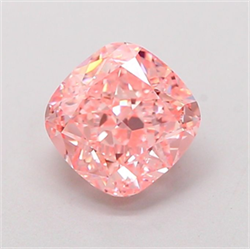 Picture of Lab Grown Diamond 1.59 Carats, CUSHION MODIFIED with  Cut, Fancy Vivid Pink Color, VVS2 Clarity and Certified by IGI