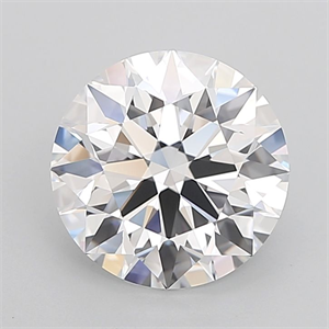 Picture of Lab Grown Diamond 5.41 Carats, Round with Ideal Cut, D Color, IF Clarity and Certified by IGI