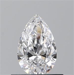 Picture of Natural Diamond 0.50 Carats, Pear with  Cut, D Color, VS1 Clarity and Certified by GIA