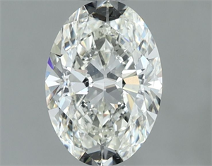 Foto Diamante Natural 1.00 quilates, Ovalado , Color I, claridad SI1 y certificado IGI de