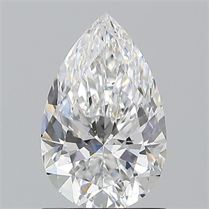 Foto Diamante Natural 1.20 quilates, De pera , Color F, claridad SI1 y certificado GIA de