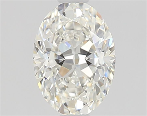 Picture of Natural Diamond 0.74 Carats, Oval with  Cut, H Color, VVS2 Clarity and Certified by GIA