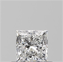 Diamante Natural 0.50 quilates, Princesa , Color F, claridad VS1 y certificado GIA