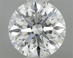 Picture of Natural Diamond 0.41 Carats, Round with Excellent Cut, F Color, VVS1 Clarity and Certified by GIA