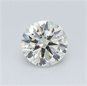 Natural Diamond 0.51 Carats, Round with Very Good Cut, M Color, SI1 Clarity and Certified by GIA