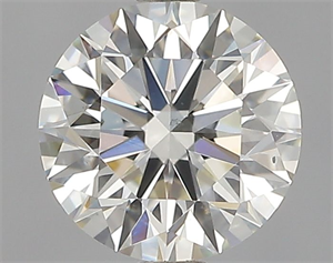 Picture of Natural Diamond 0.82 Carats, Round with Excellent Cut, J Color, VS2 Clarity and Certified by GIA