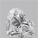 Natural Diamond 1.01 Carats, Heart with  Cut, D Color, IF Clarity and Certified by GIA