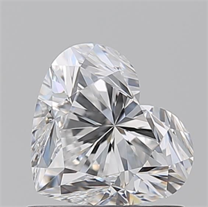 Picture of Natural Diamond 1.01 Carats, Heart with  Cut, D Color, IF Clarity and Certified by GIA