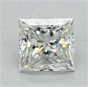 Natural Diamond 0.40 Carats, Princess with  Cut, F Color, VS2 Clarity and Certified by GIA