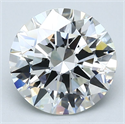 Diamante Natural 3.07 quilates, Redondo , Color G, claridad VS1 y certificado GIA