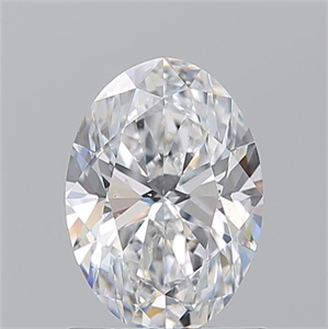 Picture of Natural Diamond 1.20 Carats, Oval with  Cut, D Color, SI1 Clarity and Certified by GIA