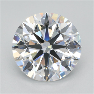 Picture of Lab Grown Diamond 4.02 Carats, Round with Ideal Cut, E Color, VVS2 Clarity and Certified by IGI