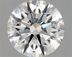 Foto Diamante Natural 0.52 quilates, Redondo , Color F, claridad IF y certificado GIA de