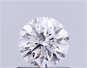 Lab Grown Diamond 0.72 Carats, Round with Excellent Cut, D Color, VVS2 Clarity and Certified by IGI