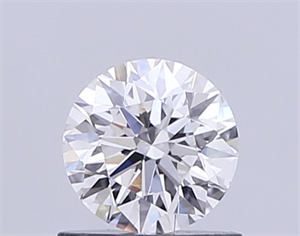 Picture of Lab Grown Diamond 0.72 Carats, Round with Excellent Cut, D Color, VVS2 Clarity and Certified by IGI