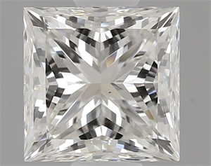Picture of Natural Diamond 1.00 Carats, Princess with  Cut, H Color, VS1 Clarity and Certified by GIA