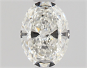 Natural Diamond 0.52 Carats, Oval with  Cut, F Color, VS1 Clarity and Certified by GIA