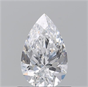 Natural Diamond 0.79 Carats, Pear with  Cut, D Color, IF Clarity and Certified by GIA