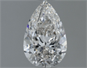 Natural Diamond 0.71 Carats, Pear with  Cut, I Color, VVS1 Clarity and Certified by GIA