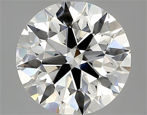Picture of Natural Diamond 3.01 Carats, Round with Excellent Cut, I Color, VVS1 Clarity and Certified by GIA