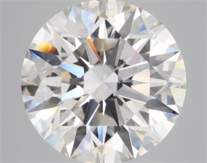 Picture of Lab Grown Diamond 7.09 Carats, Round with Ideal Cut, G Color, VS2 Clarity and Certified by IGI