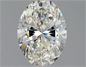 Natural Diamond 1.50 Carats, Oval with  Cut, I Color, VVS1 Clarity and Certified by GIA